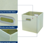 Fabric Storage Bins, Collapsible With Dual Handles - Image 2