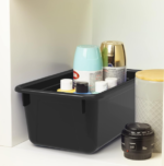 Small Grid-Pattern Storage Bins, Classroom Plastic Organizers