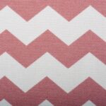 Collapsible Polyester Storage Bin, Pink Herringbone Pattern - Image 2